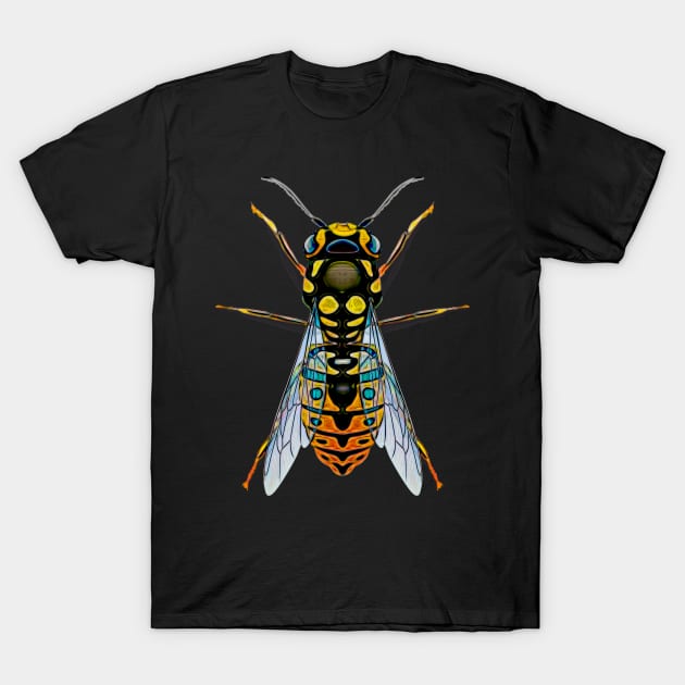 Wasp Five T-Shirt by crunchysqueak